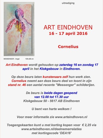 ART  EINDHOVEN | Klokgebouw | 16 - 17 april  2016