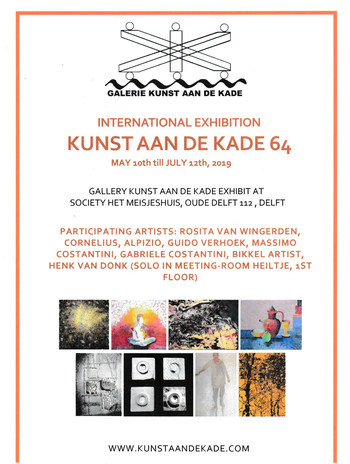 | GALLERY KUNST AAN DE KADE 64 | Delft | May 10th - July 12th 2019 |